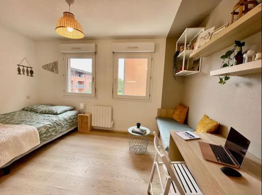 Appartement Studio Orchidee - Metro Arenes - Hopital A 5 Mn à Toulouse Extérieur photo